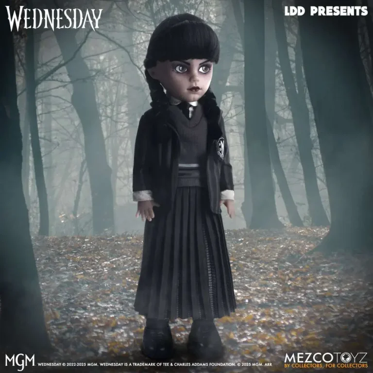 Miércoles uniforme Nevermore · Living Dead Dolls · Mezco Toys