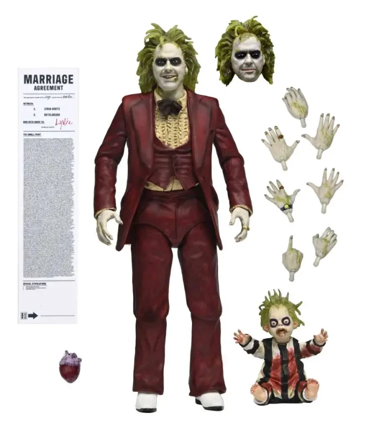 Ultimate Beetlejuice esmoquin rojo · Beetlejuice Beetlejuice · NECA