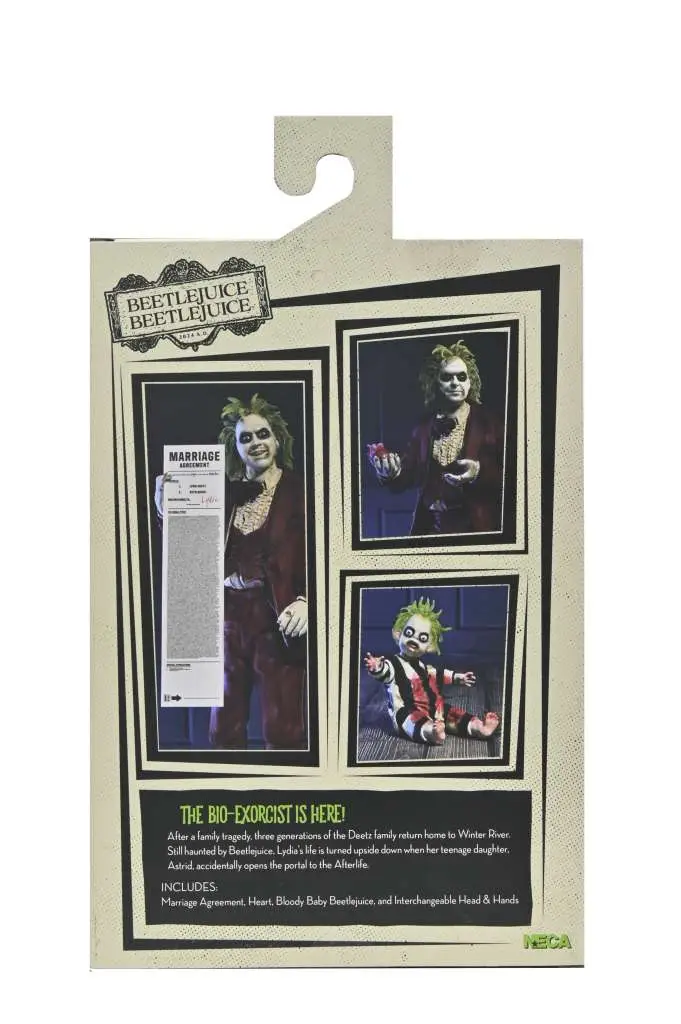 Ultimate Beetlejuice esmoquin rojo · Beetlejuice Beetlejuice · NECA - Imagen 9