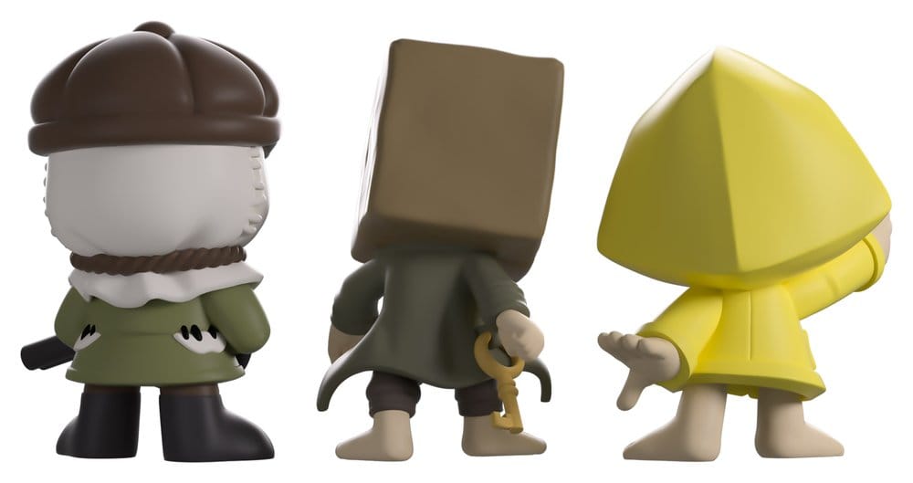 Little Nightmares II Pack de 3 Minitooz Mono, Six & Hunter 7 cm