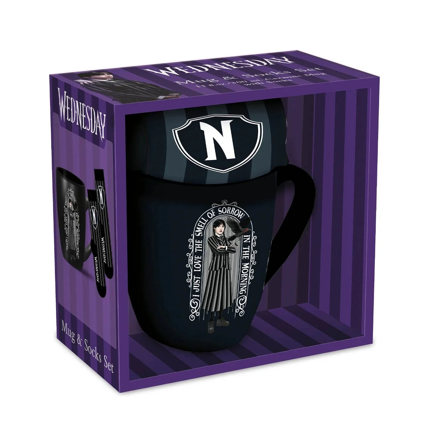 Wednesday Smell Of Sorrow Mug & Sock Set
