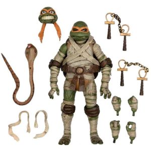 Ultimate Michelangelo como la Momia · Tortugas Ninja · 18 cm · NECA