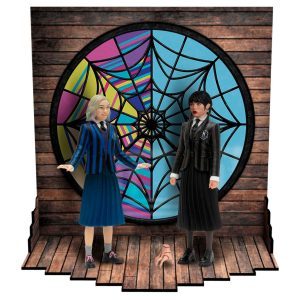 Pack Miércoles y Enid · 9,5 cm · Mezco Toys