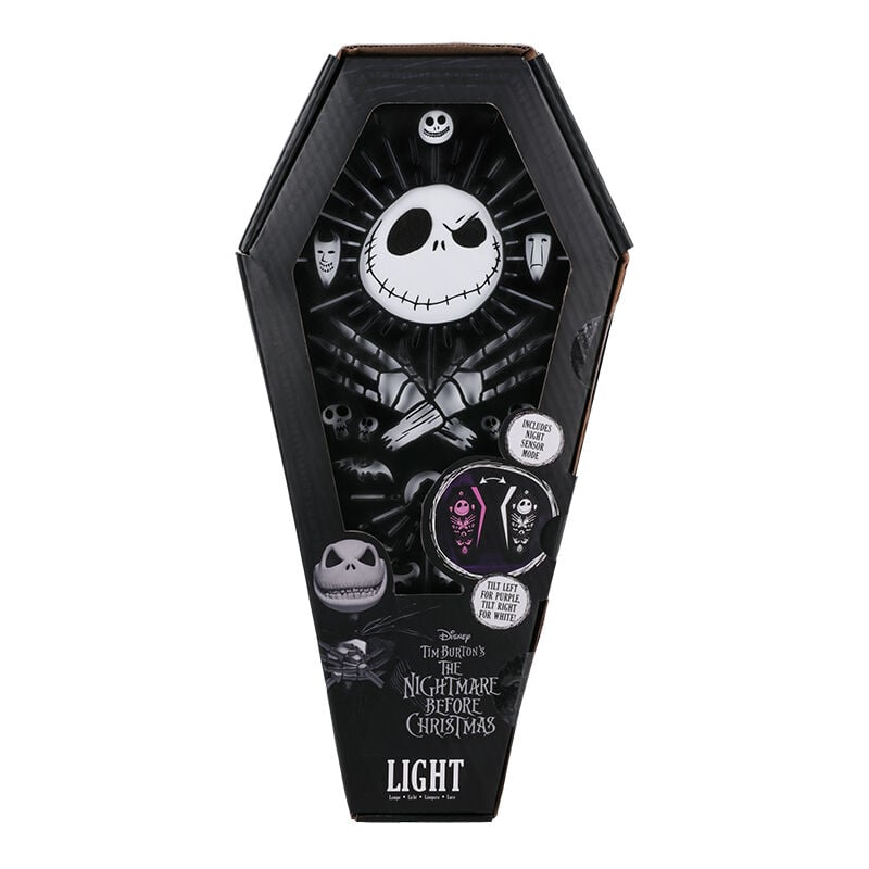 Lámpara 3D Jack Ataúd Pesadilla Antes de Navidad Disney 23,5cm