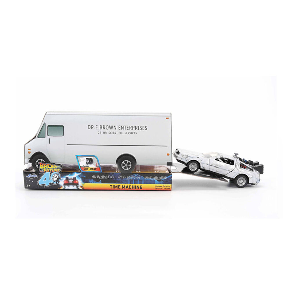 DeLorean efecto hielo · Regreso al futuro · 40 aniversario · 1:32 · Ref. 196307 · Jada Toys