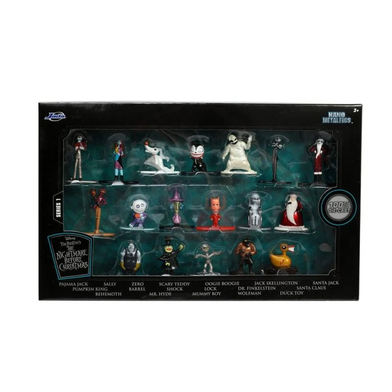 Blíster 18 figuras metalfigs Pesadilla antes de Navidad Disney 4cm