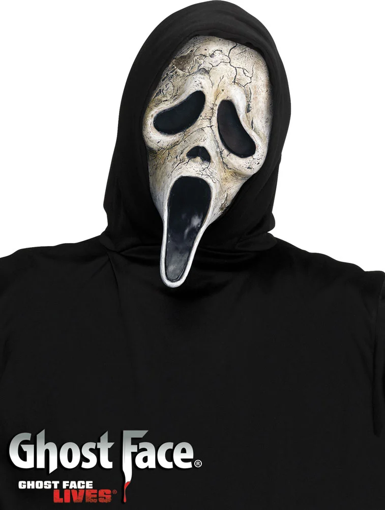 Máscara Ghost Face Aged Deluxe · Scream VI · Fun World