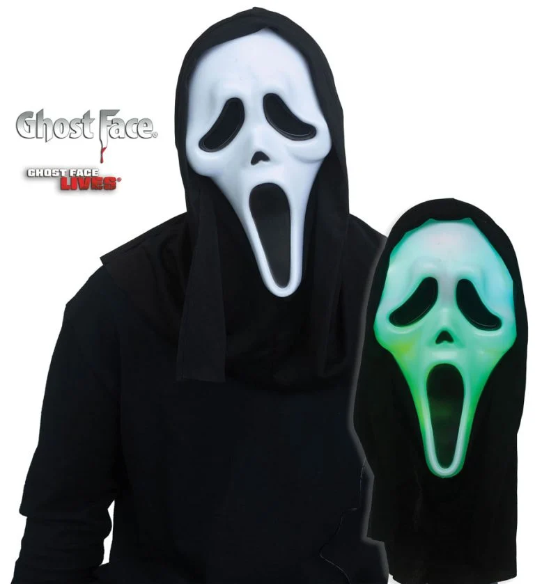 Máscara Ghost Face Colour Change · luminosa · Fun World