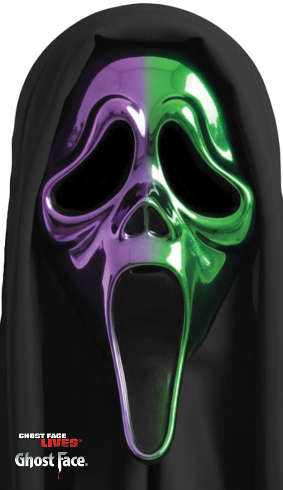 Máscara Ghost Face Ombre Chrome · Fun World