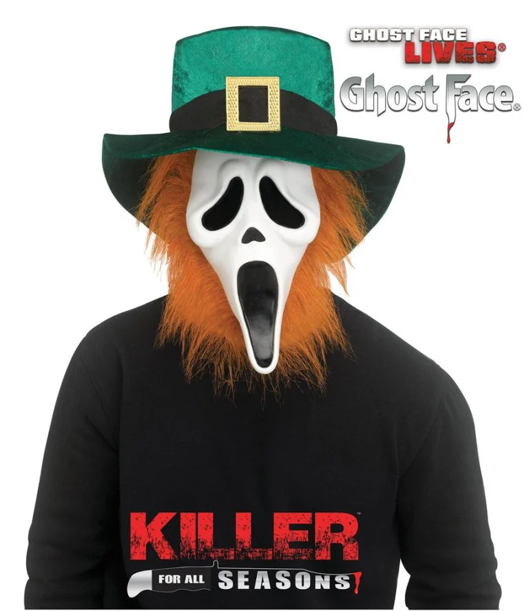 Máscara Ghost Face St. Patrick’s · Fun World