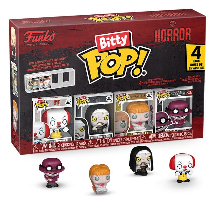 IT Pack de 4 Figuras Bitty POP! Vinyl Pennywise 2,5 cm · Funko