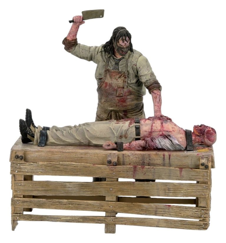 Texas Chainsaw Massacre: The Beginning Diorama Figura Leatherface Slaughterhouse Boxed Set 18 cm · NECA