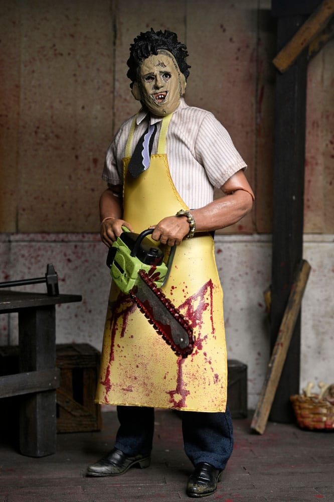 La Matanza de Texas Clothed Figura Leatherface 20 cm · NECA - Imagen 6