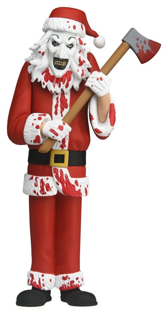 Terrifier 3 Toony Terrors Figura Santa Suit Art the Clown (Bloody Version) 15 cm · NECA