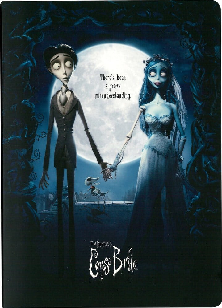 Corpse Bride Cuaderno Tapa Blanda Póster de la película 21 cm · SD Toys